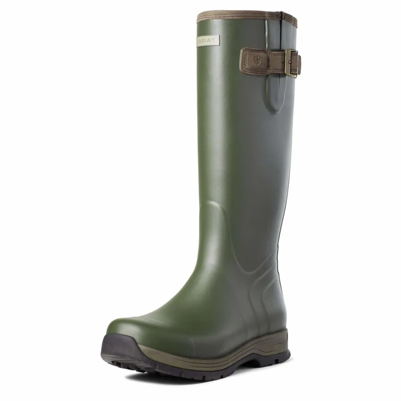 Ariat Mens Burford Wellington Boots in Olive-6